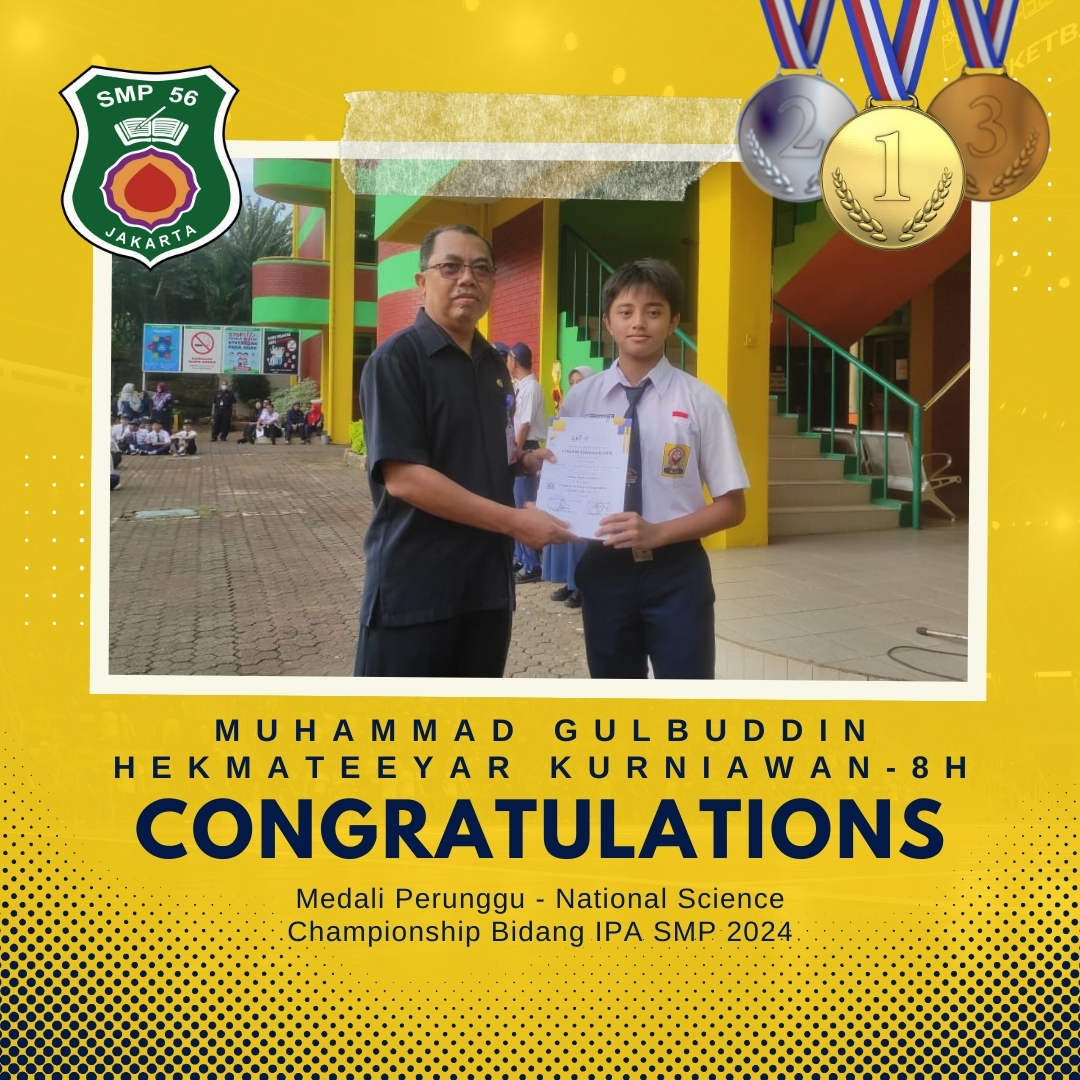 Medali Perunggu - National Science Championship Bidang IPA SMP 2024 ok